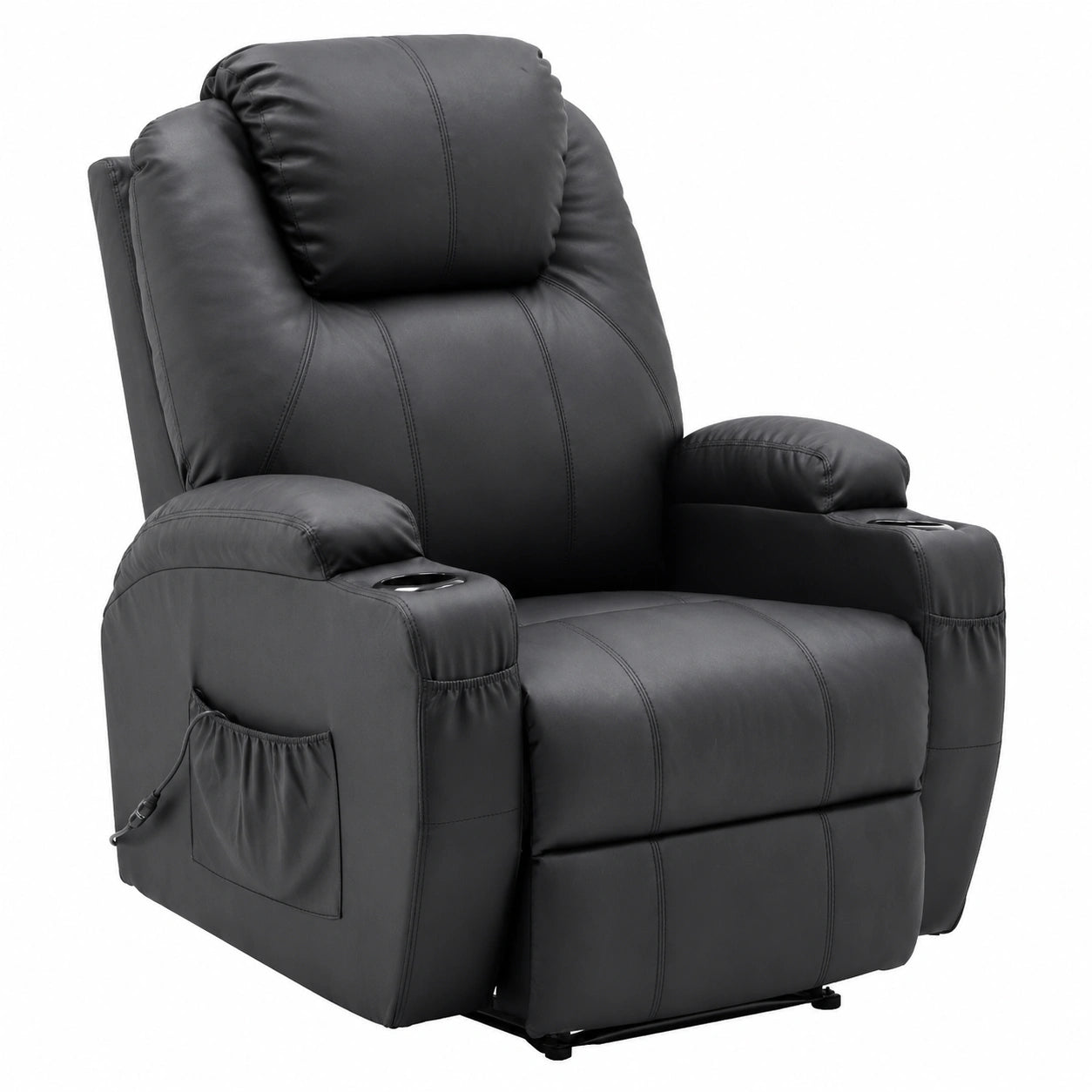 Fauteuil, coloris noir, pour le salon ou la chambre