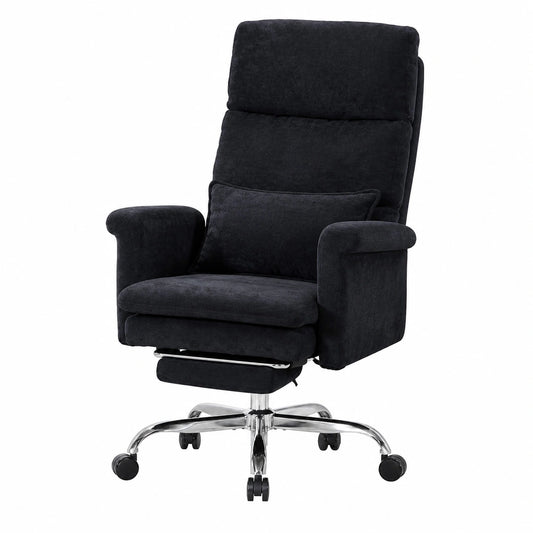 Fauteuil, pivotant, coloris noir, pour le salon ou la chambre