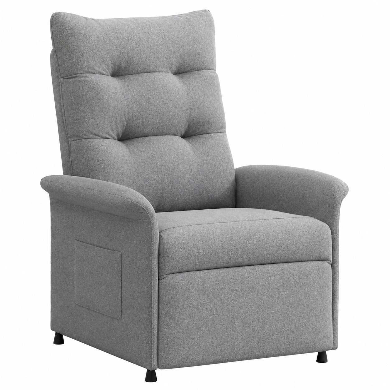 Fauteuil relax, réglable, en tissu, pour le salon