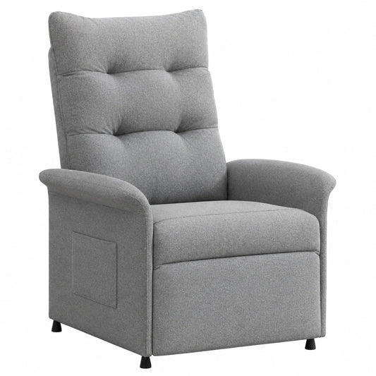 Fauteuil relax, réglable, en tissu, pour le salon