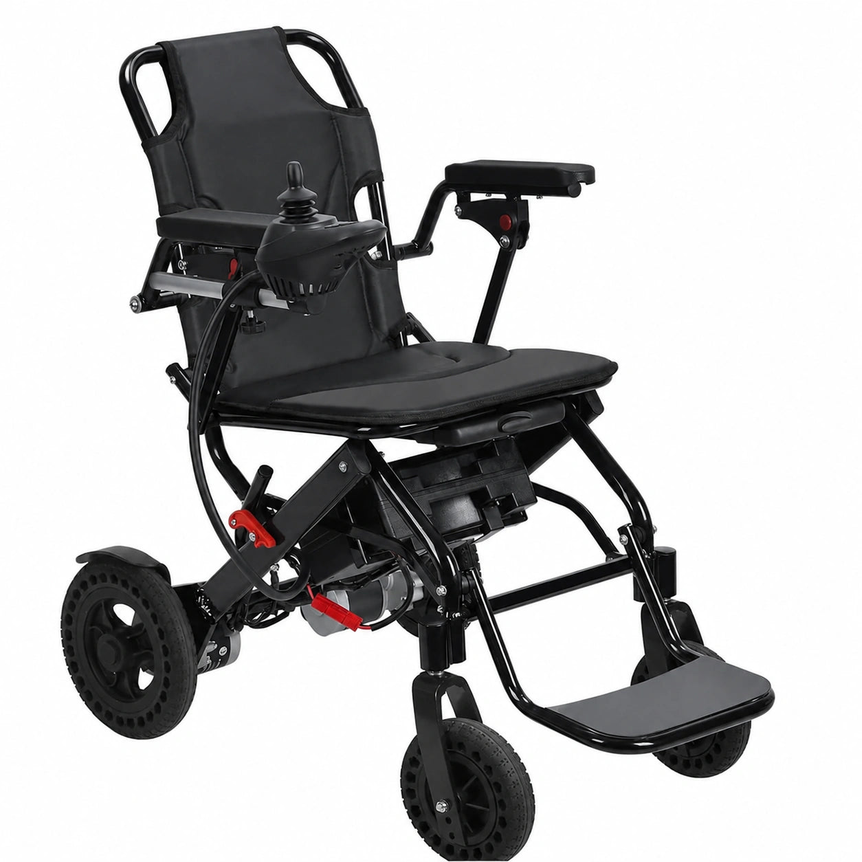 Fauteuil, pliable, en aluminium, coloris noir, pour le salon ou la chambre