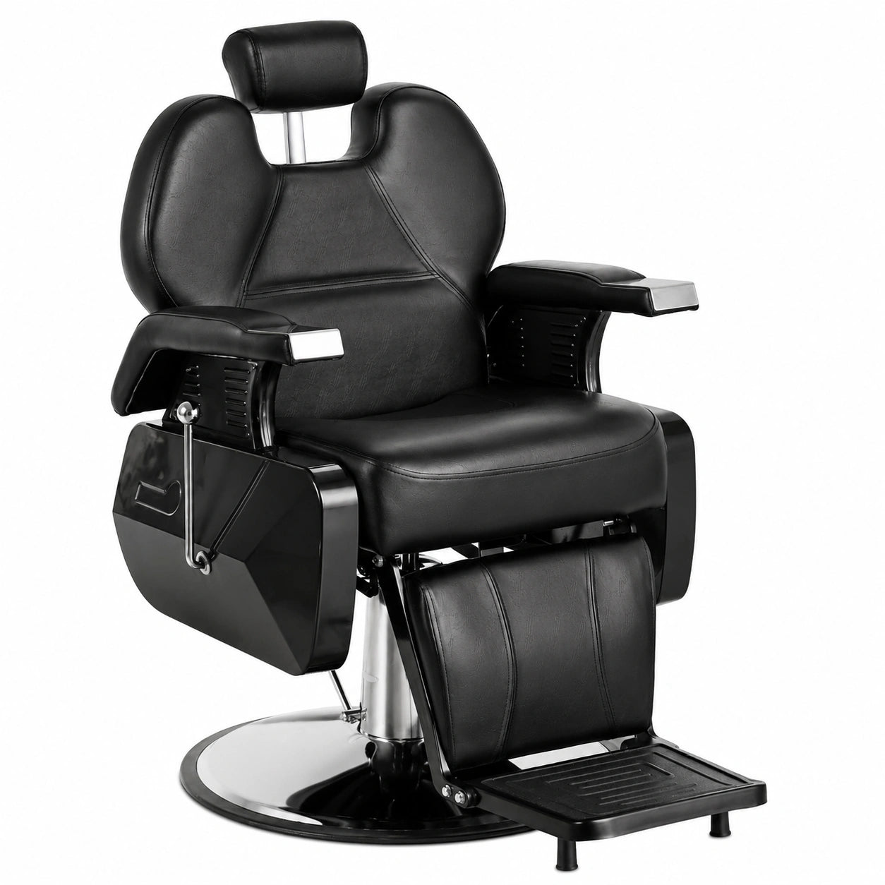 Fauteuil, en similicuir et cuir, pivotant, réglable, pour le salon ou la chambre